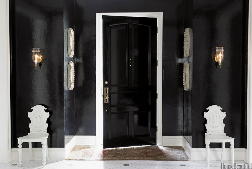 High Gloss Black Door