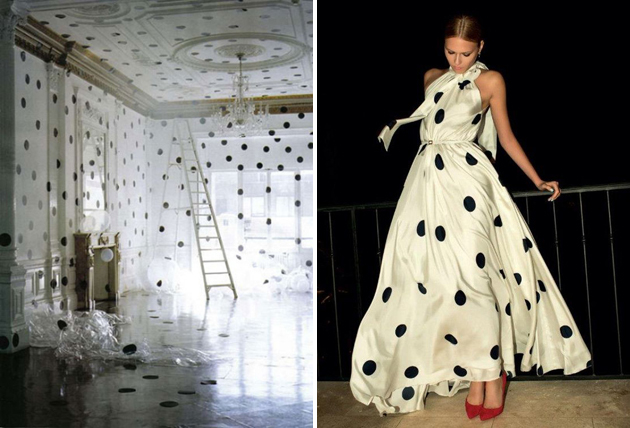 Black and White Polka Dots