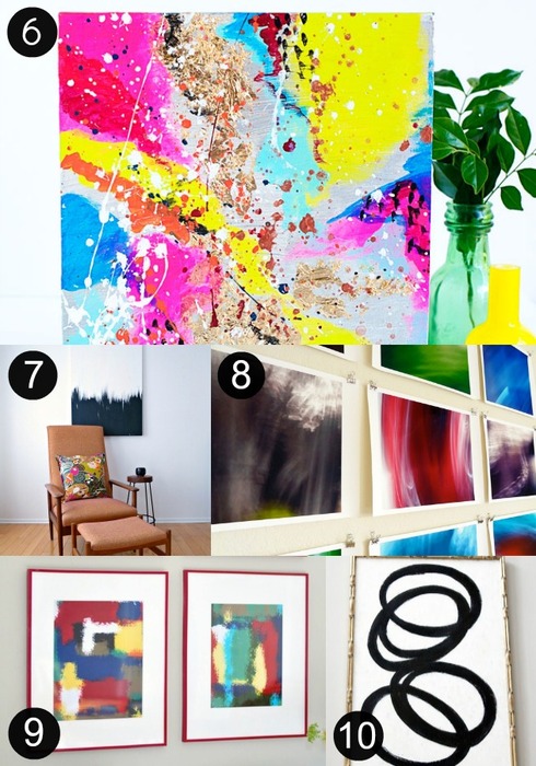 Abstract Art on the Interior Collective