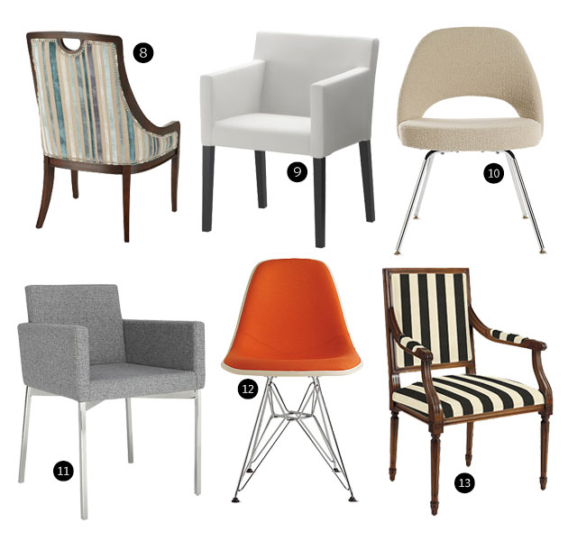 20 Upstanding Upholstered Dining Chairs