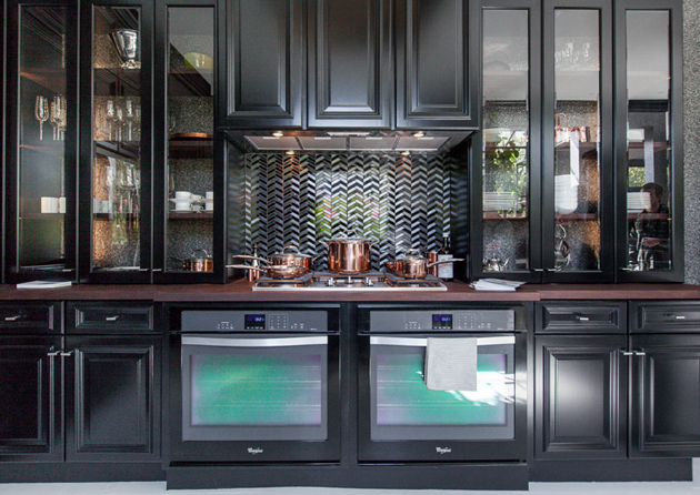 House Beautiful's Kitchen of the Year using Caesarstone quartz. Designed by Steven Miller of Steven Miller Design Studio.  - See more on the Interior Collective  