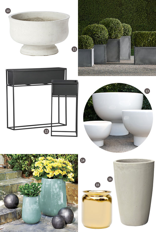 24 Pretty Planters and Pots for Your Garden 24 Pretty Planters and Pots for Your Garden