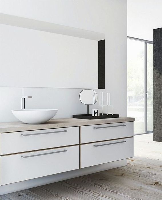 Colorful Bathroom Cabinets