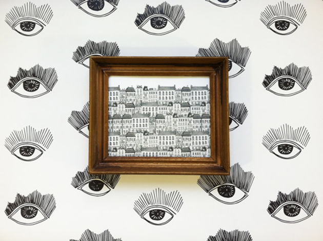 How to Add Interest with Graphic Wallpaper