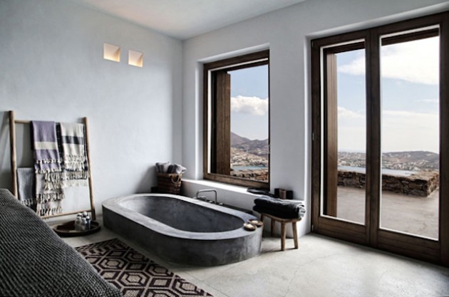 @CaesarstoneUS #Caesarstone #interiordesign #kitchen #bath #bathtub #tub #modernhome